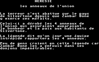 Hérésie atari screenshot